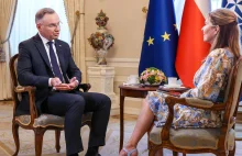 "Andrzej Duda w amerykańskiej telewizji. Mówił o imigrantach"