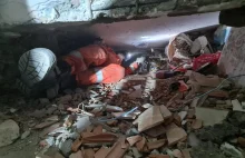 Trzęsienie ziemi. Polscy strażacy w Turcji. Trwa walka o życie trzynastej osoby