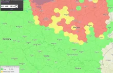 Zakłócenia sygnału GPS. Ponad połowa Polski na czerwono