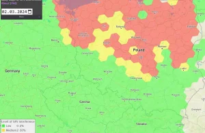 Zakłócenia sygnału GPS. Ponad połowa Polski na czerwono