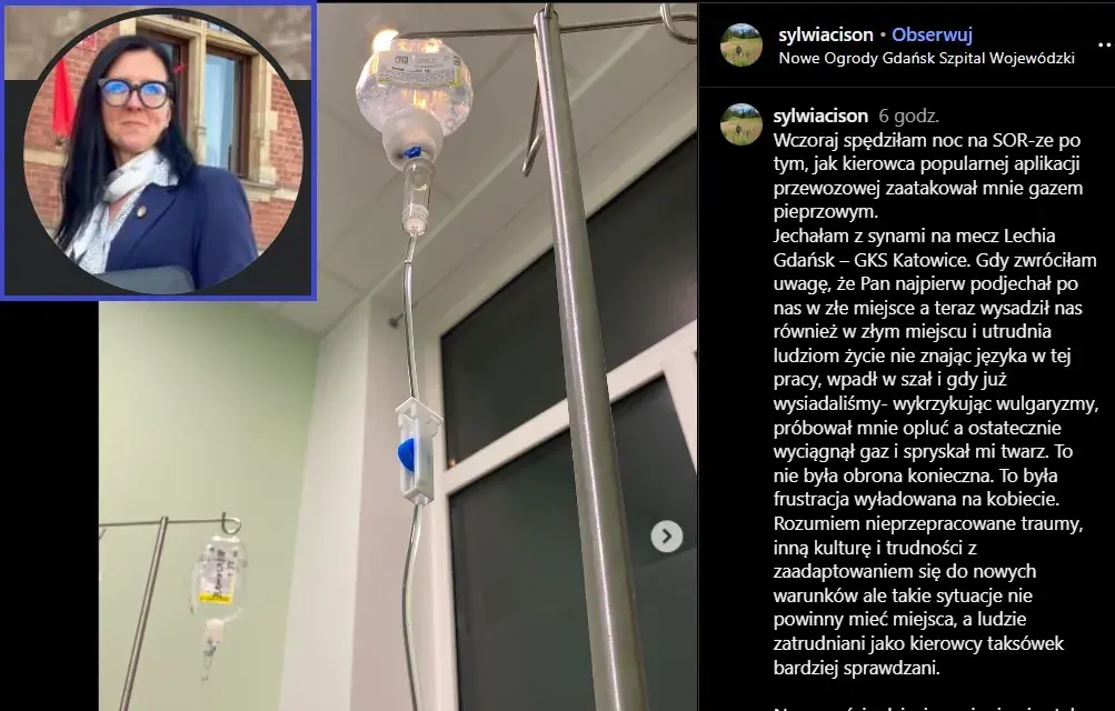 Zawiadomienie gdańskiej radnej ws. taksówkarza umorzone