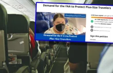USA:Blogerka plus size domaga się darmowych miejsc w samolotach dla osób otyłych
