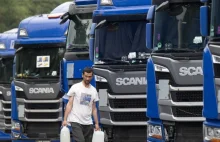 Niemcy: Strajk kierowców ciężarówek polskiej firmy. Rozpoczęli głodówkę.