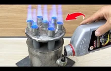 Grzejnik na olej odpadowy