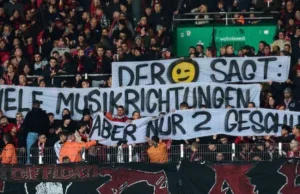 Niemiecki klub ukarany za baner, który głosił, że istnieją tylko dwie płcie