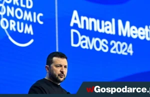 Zełenski w Davos apeluje o broń