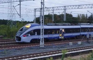Wykolejenie pociągu PKP Intercity na linii Białystok - Warszawa