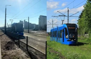 Kraków: Zielone torowisko, drzewa i krzewy zastąpił mur i beton