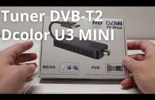 Tuner DVB-T2 Dcolor U3 MINI - recenzja tunera DVB-T2 do odbioru naziemn...