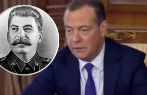 Miedwiediew wspomina Stalina. "Chcę, żebyście zapamiętali te słowa"