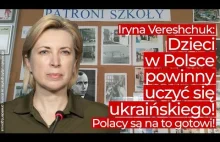 Wicepremier Ukrainy: Dzieci w Polsce, powinny się uczyć języka ukraińskiego!