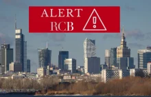 Alert RCB. Huk i drony nad Warszawą. Co się dzieje?