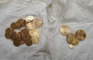 Niemcy: Celnicy zarekwirowali złote monety warte ok. 24 tys. euro.