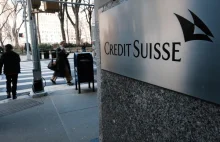 Credit Suisse otrzymał 50 mld franków wsparcia od banku centralnego