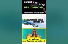 Neil Diamond - Sweet Caroline ( Karaoke Version ) #Pelullio YouTube Shor...