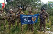Żołnierze piechoty morskiej wyzwolili Makariwkę w obwodzie donieckim