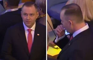 Zwracające uwagę zachowanie Nawrockiego w ONZ