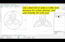 Mastering Celtic Knot Drawing in LibreCAD | Step-by-Step 2D Tutorial