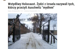 Żydzi z Izraela nazywali tych, którzy przeżyli Auschwitz "mydłem"