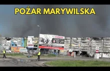 OGROMNY POŻAR HALI MARYWILSKA 44 W WARSZAWIE 12.05.2024