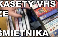 Kolekcja Kaset VHS Znaleziona Na Śmietniku Ratujmy Retro Śmieci