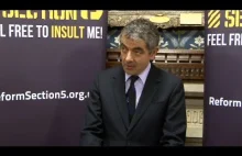 Rowan Atkinson mówi o wolności słowa