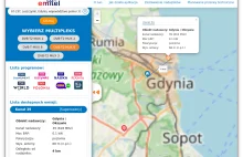 Emitel mapa zasięgu telewizji cyfrowej z podziałem na multipleksy