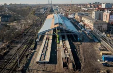 Postępują prace przy modernizacji zabytkowej stacji kolejowej w Bytomiu