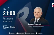 Kaczyński nie pojawił się w TV Republika pomimo zapowiedzi.