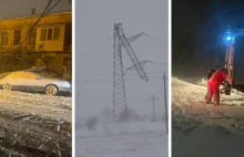 Atak zimy w Ukrainie. Dwa tysiące miejscowości bez prądu, zablokowane drogi -