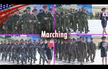 Parade Showcases Various Military Marching Styles from Different Countries
