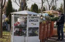 Ukryty koszt Wszystkich Świętych? Nawet 9 kilogramów odpadów cmentarnych z jedne