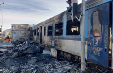 Ogromne straty po wypadku na przejeździe kolejowym w Czechach