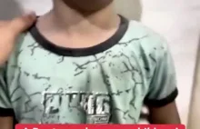 Palestyńskie dziecko z nerwicą frontową (shell shock).