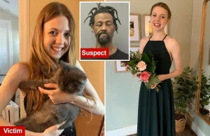 Oblana benzyną i podpalona w pociągu przez seryjnego bandyte 72 aresztowaniami.