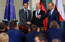 "Największe zagrożenie od II wojny światowej". Scholz i Macron pogodzeni w Berli