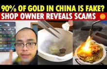 Prawdopodobnie większość złota w Chinach jest fałszowana