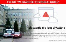 Uwaga! Strona szpitala wojewódzkiego w Piotrkowie bez zabezpieczenia - Gazeta Tr