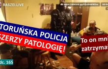 Policjant, który w Toruniu bezpodstawnie mnie zatrzymał, znowu łamie prawo