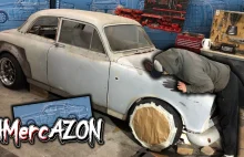 ( część 8 ) Kładę VOLVO Amazon na MERCEDESA CLK320 ! Unibody SWAP I POLSKI HOTRO