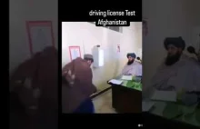 Egzamin na prawo jazdy w Afganistanie.