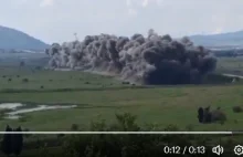 Detonacja pola minowego - Izrael - Wzgórza Golan