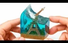 Wieża Eifla pod wodą