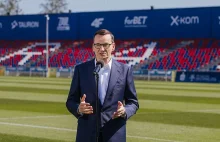 Premier obiecał 40 milionów na przebudowę stadionu Rakowa Częstochowa