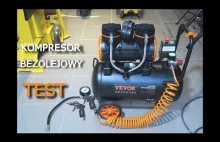 Kompresor bezolejowy VEVOR 1450W, 24L - Jak używać - TEST działania. Pompowanie