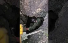 Jak wyjść ze studzienki w jaskini? | How to get out of the manhole in the cave?