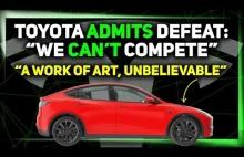 Toyota publicznie przyznaje, jak bardzo do tyłu jest względem Tesli (od 7:10)