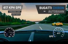 Bugatti Chiron - 417 Km/h na autostradzie