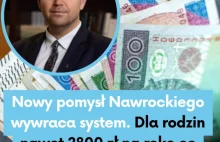 Pomysł Nawrockiego wywraca system. Dla rodzin nawet 2800 zł co miesiąc