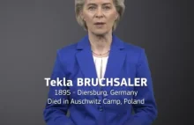 Przewodnicząca KE w nowym wpisie mówi o niemieckim obozie Auschwitz